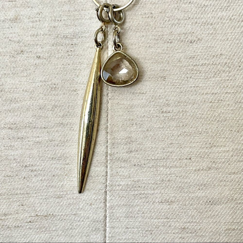 INC gold tone charm necklace - Picture 9 of 15